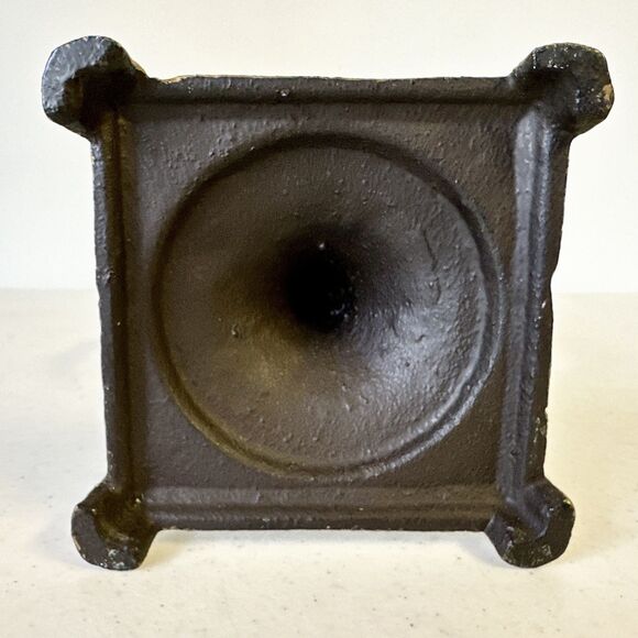 Vtg Metal‎ Bird Piller Candle Distressed Stick Holder Farmhouse Bird Lover Decor - Picture 8 of 8